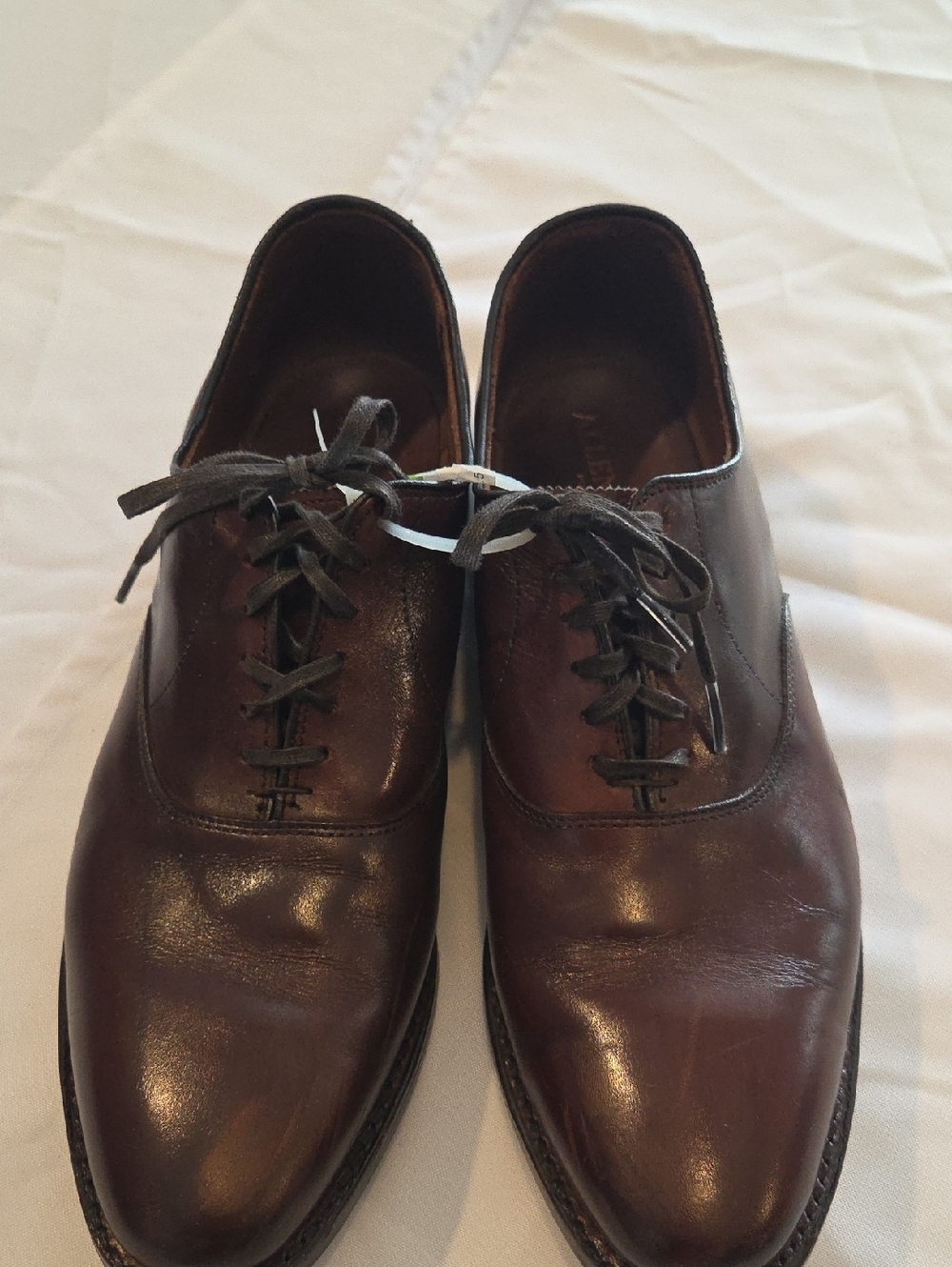 Allen Edmonds Men’s Dark Brown Leather Oxfords